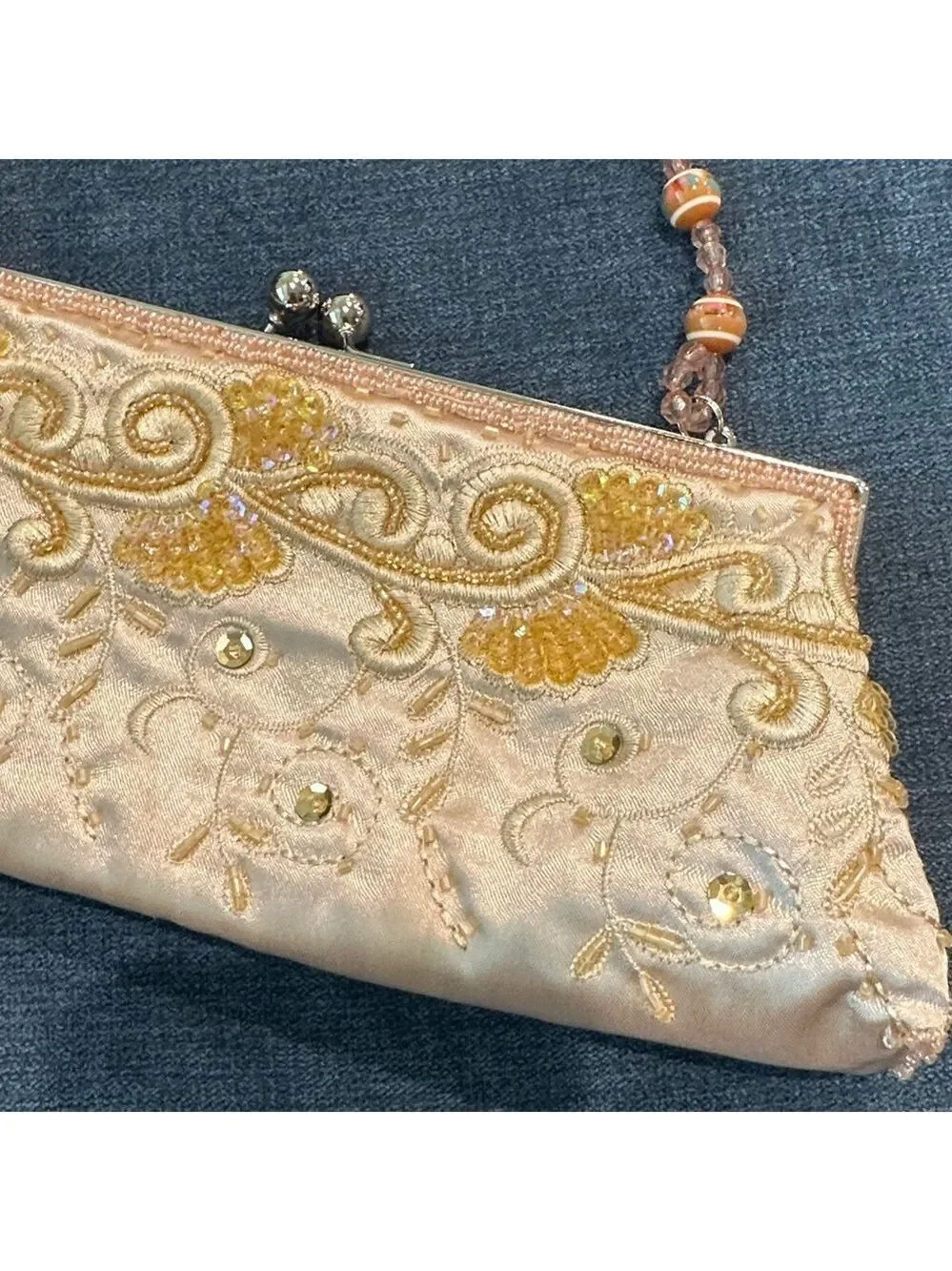 Vintage Beaded Evening Bag by Chateau. Excellent pre owned condition.